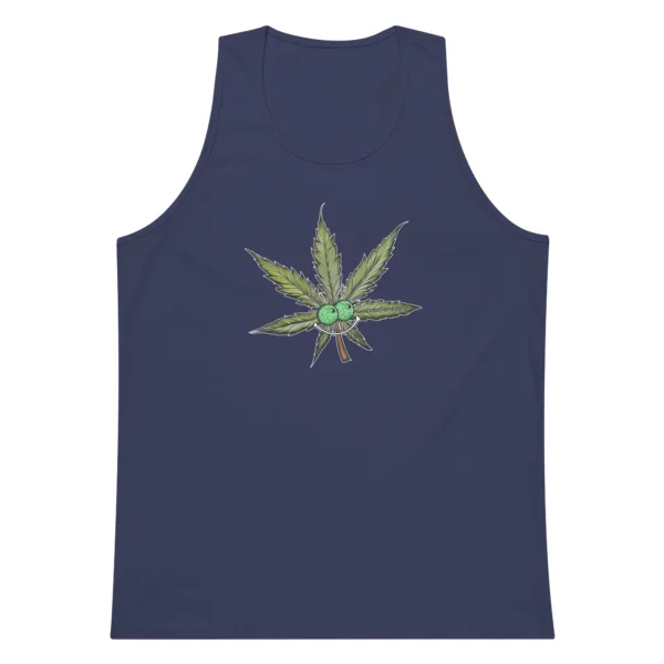 Happy Leaf – Men’s premium tank top - Image 7