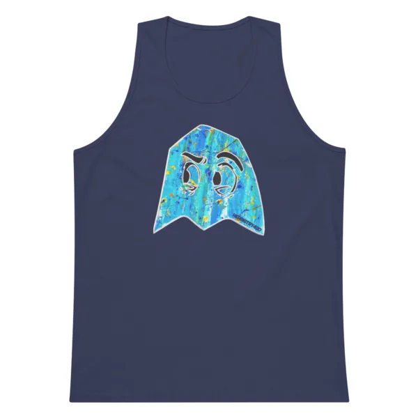 Blue Ghost – Men’s premium tank top - Image 7