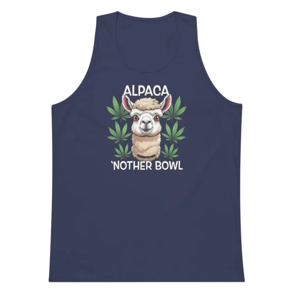 Alpaca 'Nother Bowl – Men’s premium tank top - Image 6