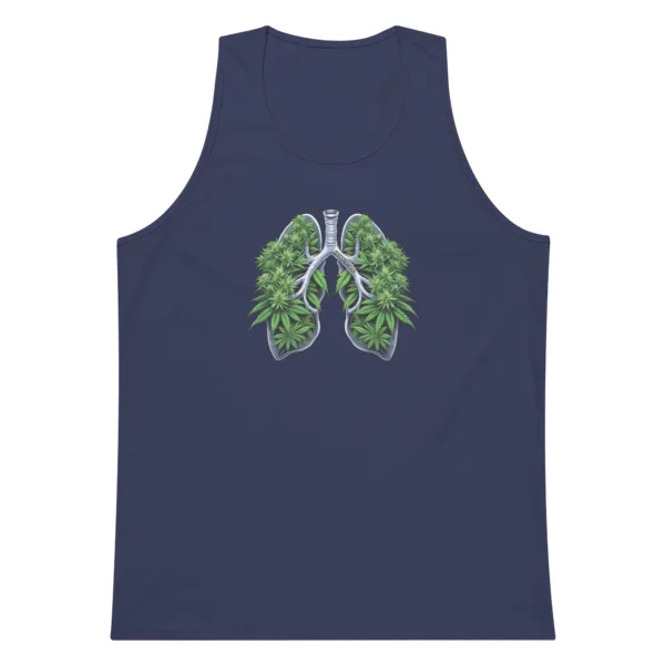 Weed Lungs – Men’s premium tank top - Image 6
