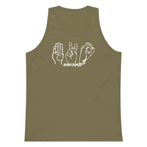 420 Hands – Men’s premium tank top - Image 7