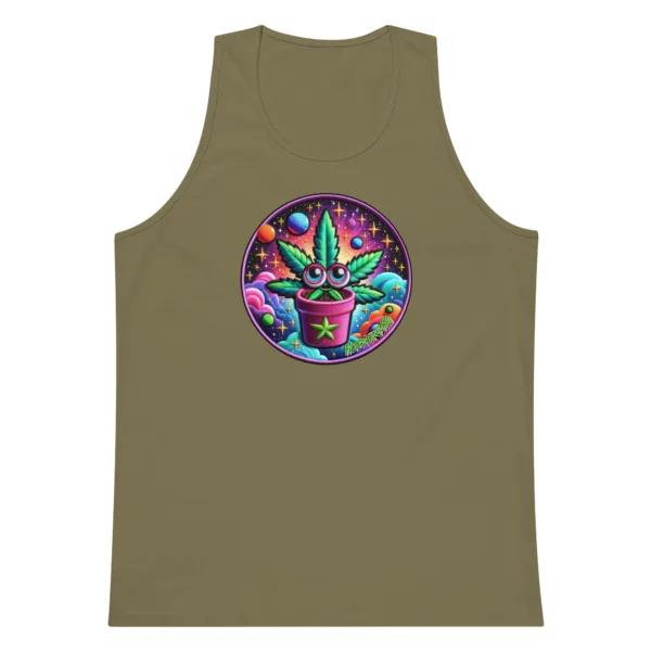 Space Plant – Men’s premium tank top - Image 7