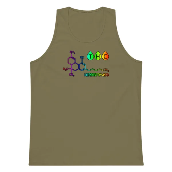 THC Molecule – Men’s premium tank top - Image 7