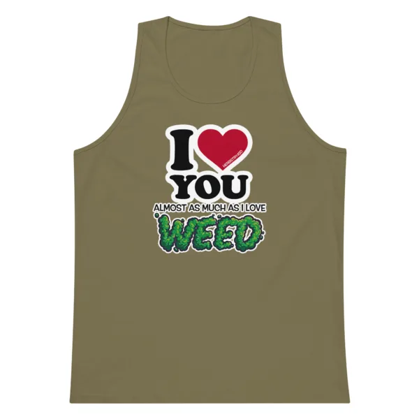 I Love You Almost – Men’s premium tank top - Image 7