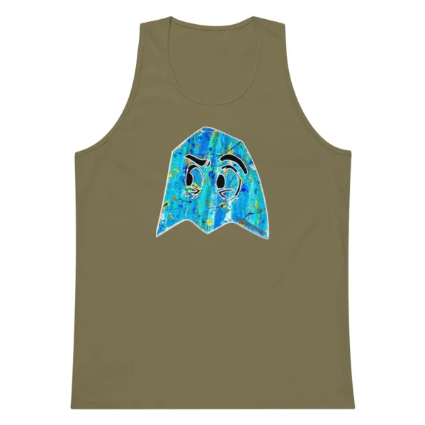 Blue Ghost – Men’s premium tank top - Image 8