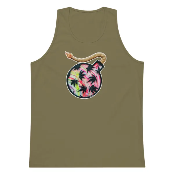 Da Bomb – Red– Men’s premium tank top - Image 7