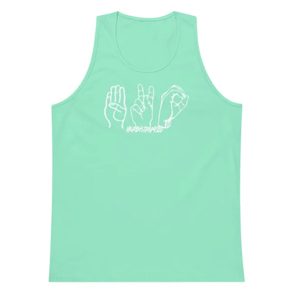 420 Hands – Men’s premium tank top - Image 12