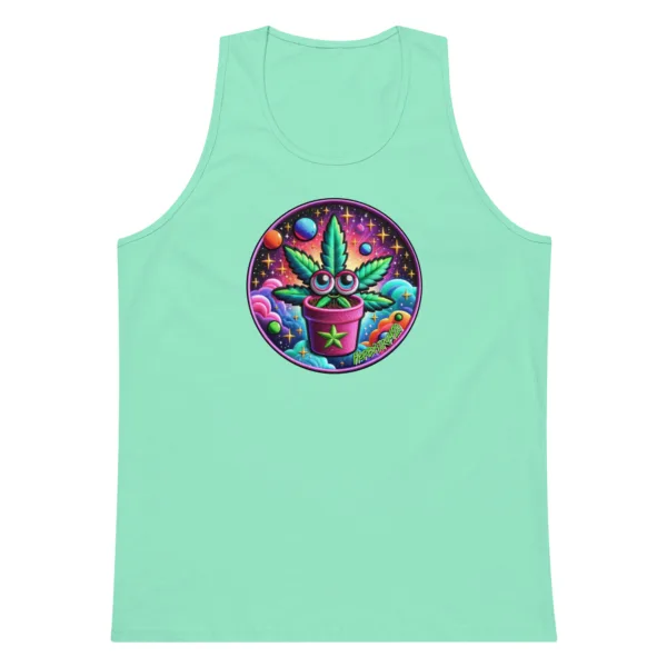 Space Plant – Men’s premium tank top - Image 12