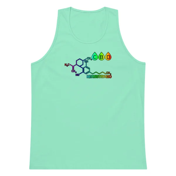 CBD Molecule – Men’s premium tank top - Image 12