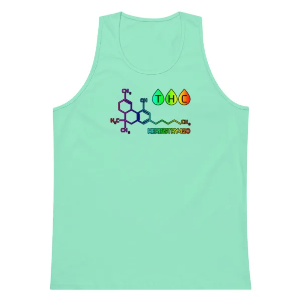 THC Molecule – Men’s premium tank top - Image 12