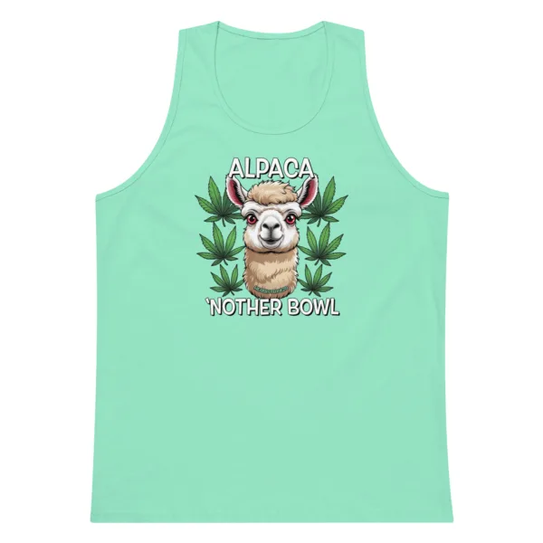 Alpaca 'Nother Bowl – Men’s premium tank top - Image 12