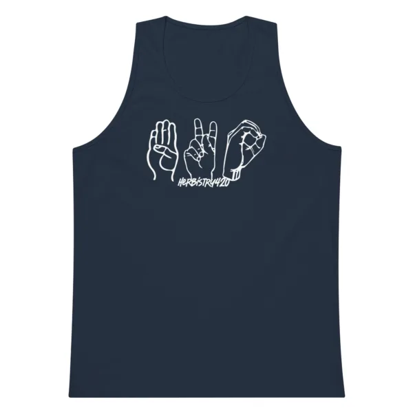 420 Hands – Men’s premium tank top - Image 4