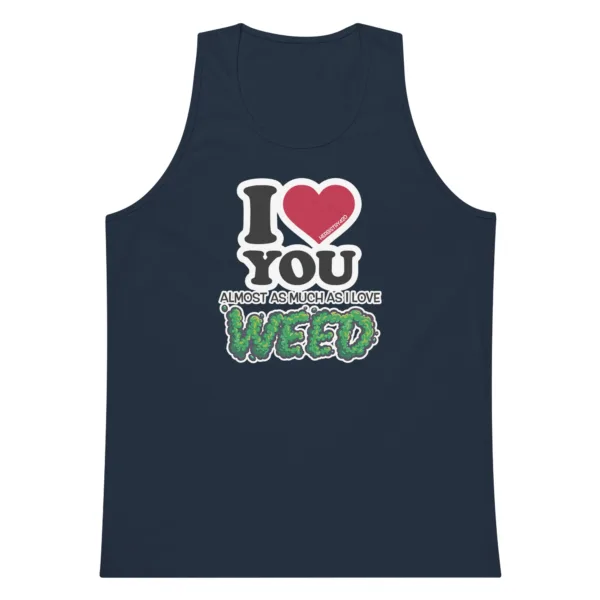 I Love You Almost – Men’s premium tank top - Image 4