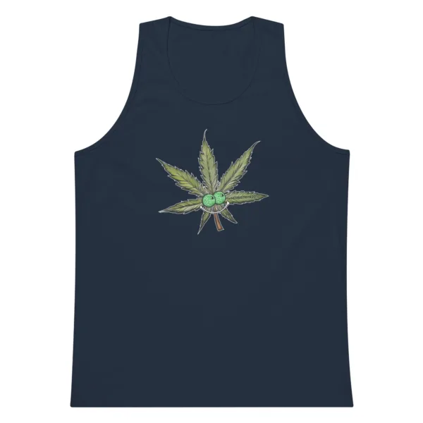 Happy Leaf – Men’s premium tank top - Image 5