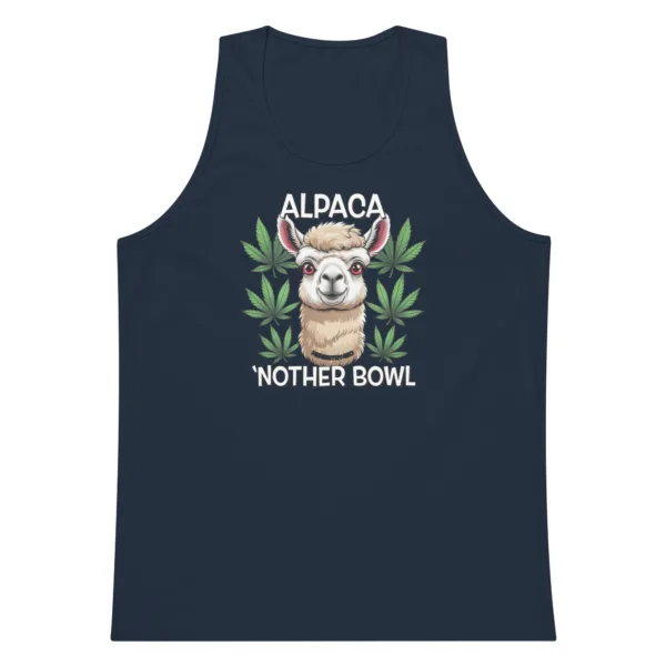 Alpaca 'Nother Bowl – Men’s premium tank top - Image 4