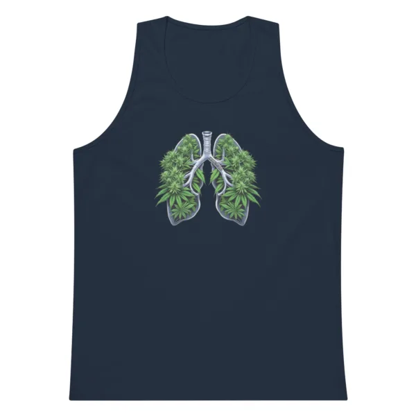 Weed Lungs – Men’s premium tank top - Image 4