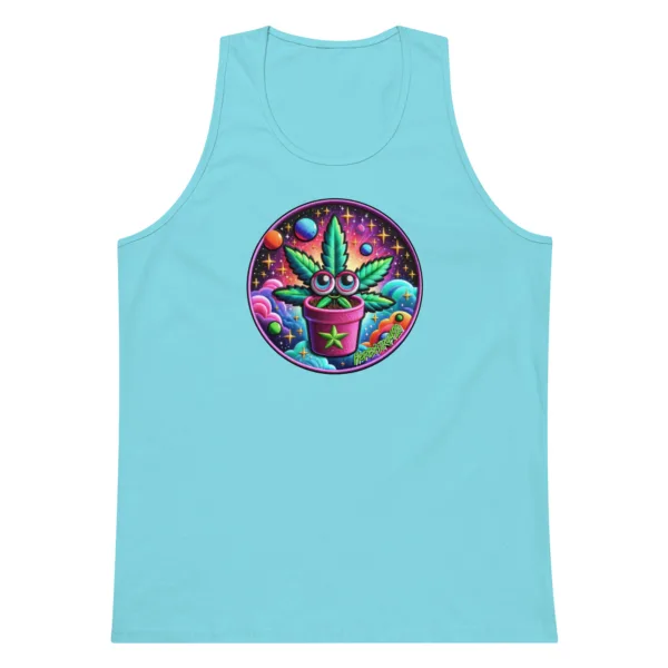 Space Plant – Men’s premium tank top - Image 11