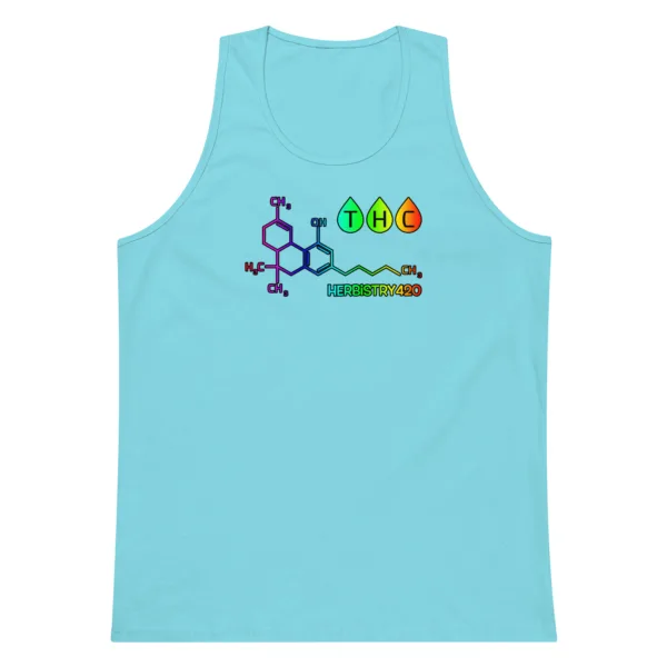 THC Molecule – Men’s premium tank top - Image 11