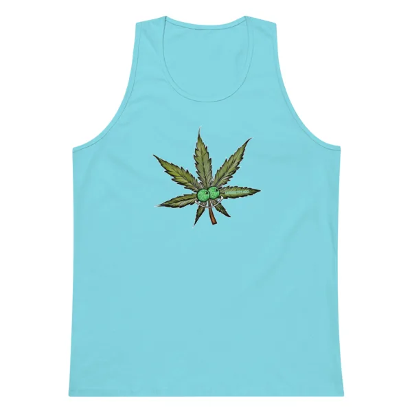 Happy Leaf – Men’s premium tank top - Image 12