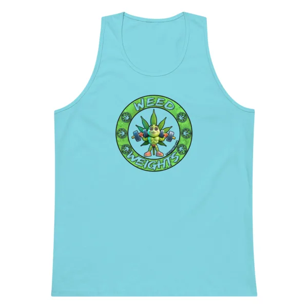 Weed & Weights – Men’s premium tank top - Image 5