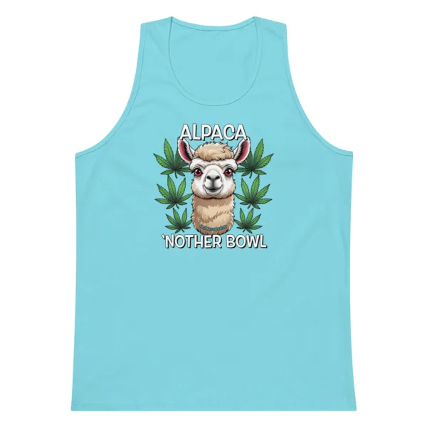 Alpaca 'Nother Bowl – Men’s premium tank top - Image 11
