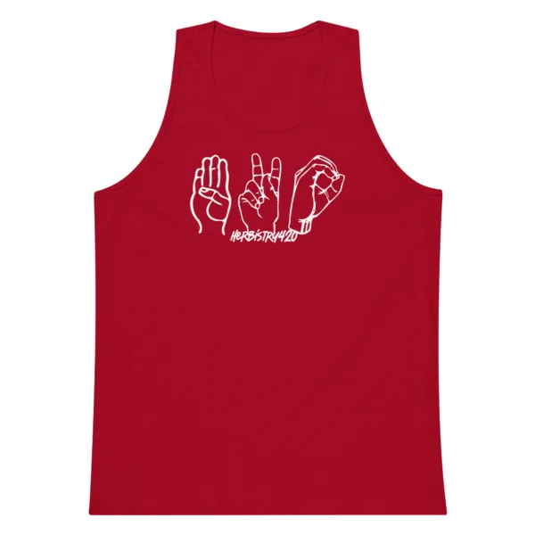420 Hands – Men’s premium tank top - Image 3