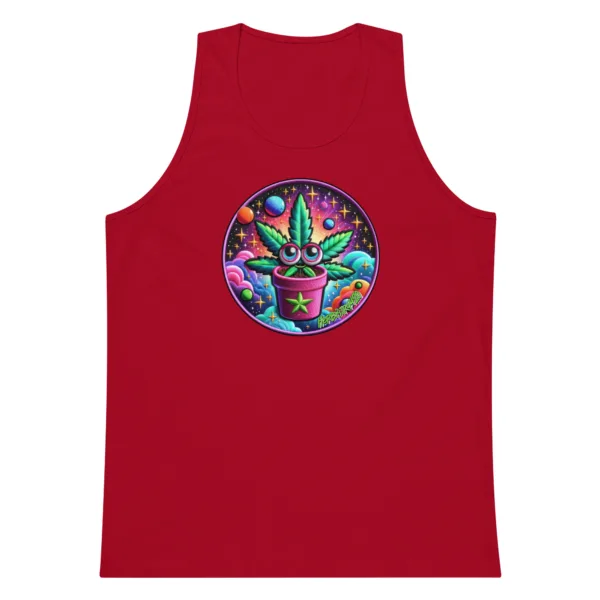 Space Plant – Men’s premium tank top - Image 3