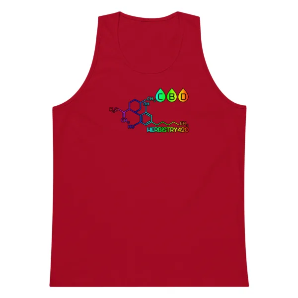 CBD Molecule – Men’s premium tank top - Image 3