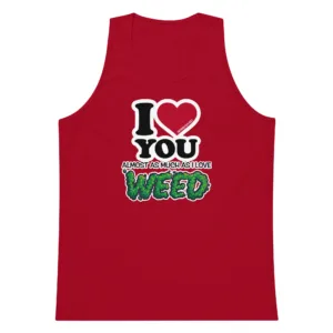 I Love You Almost – Men’s premium tank top