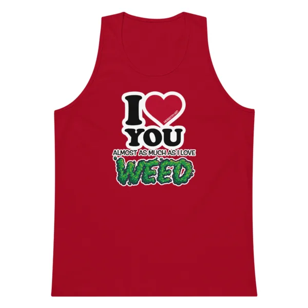 I Love You Almost – Men’s premium tank top