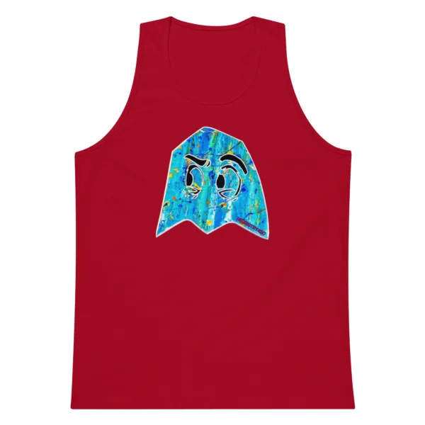 Blue Ghost – Men’s premium tank top - Image 4