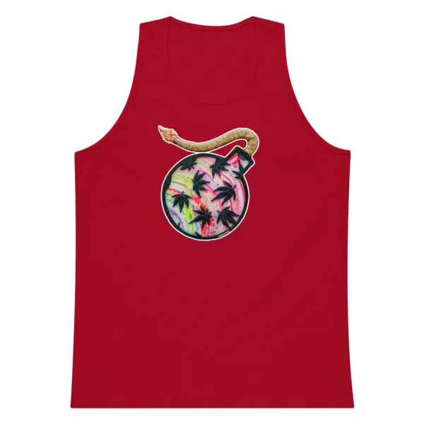 Da Bomb – Red– Men’s premium tank top - Image 3