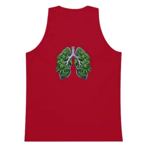 Weed Lungs – Men’s premium tank top