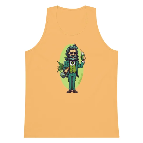 Weed Hipster – Men’s premium tank top - Image 10