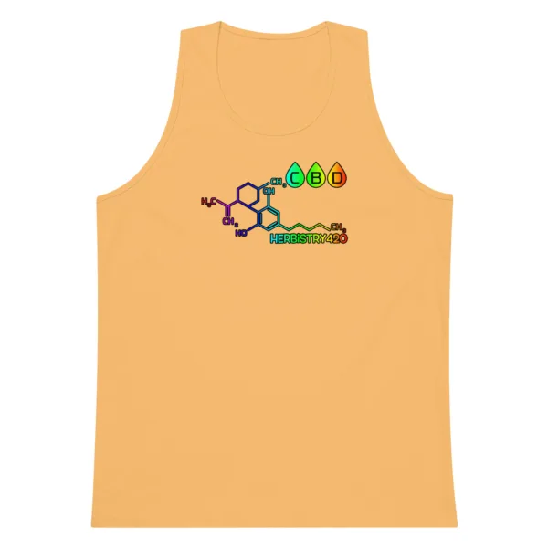 CBD Molecule – Men’s premium tank top - Image 10
