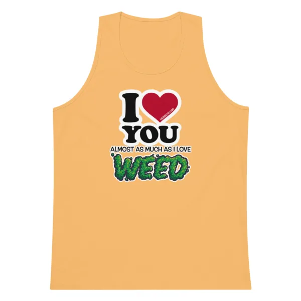 I Love You Almost – Men’s premium tank top - Image 10