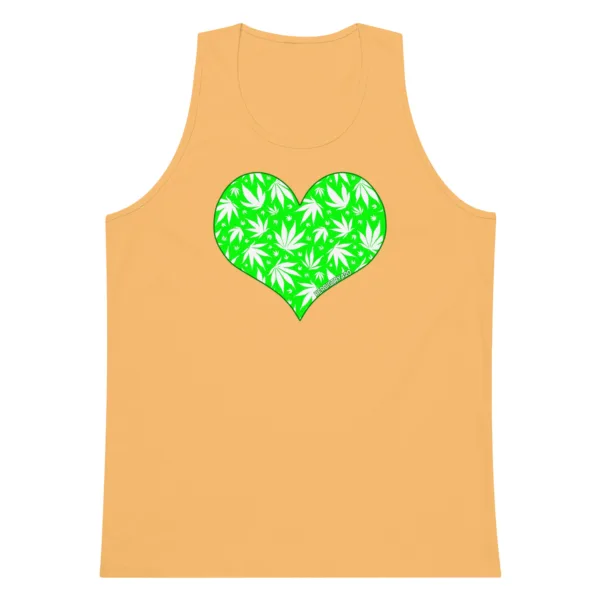 Love Weed – Men’s premium tank top - Image 10