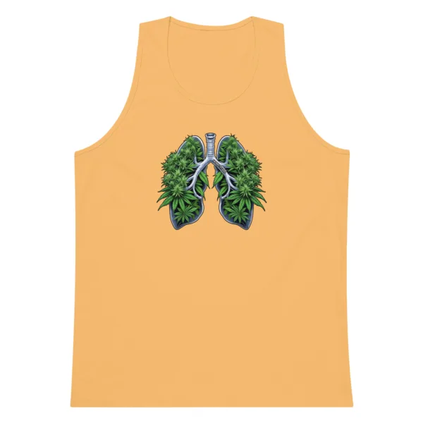 Weed Lungs – Men’s premium tank top - Image 10