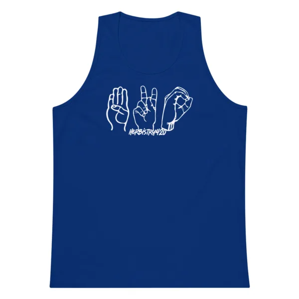 420 Hands – Men’s premium tank top - Image 2