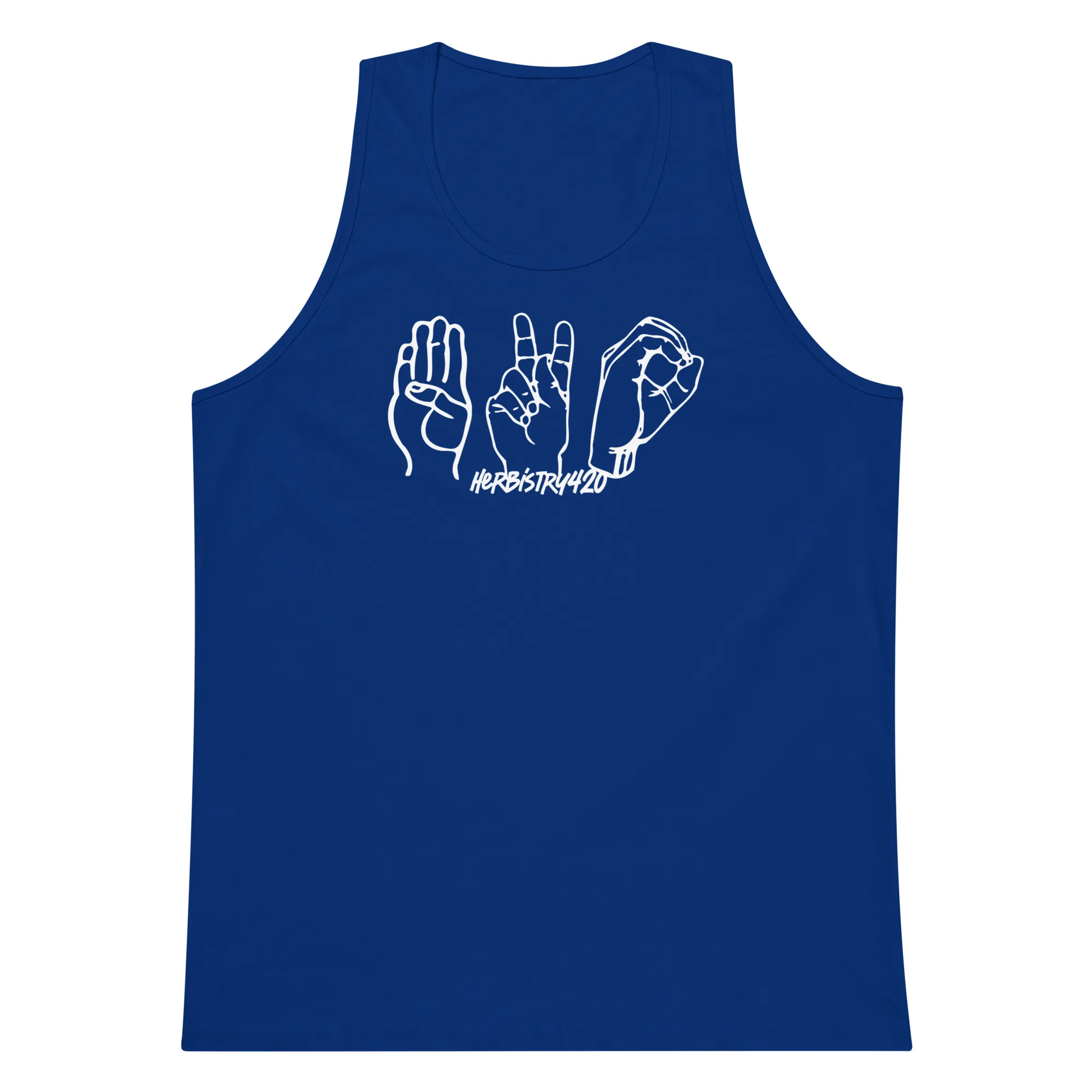 420 Hands – Men’s premium tank top