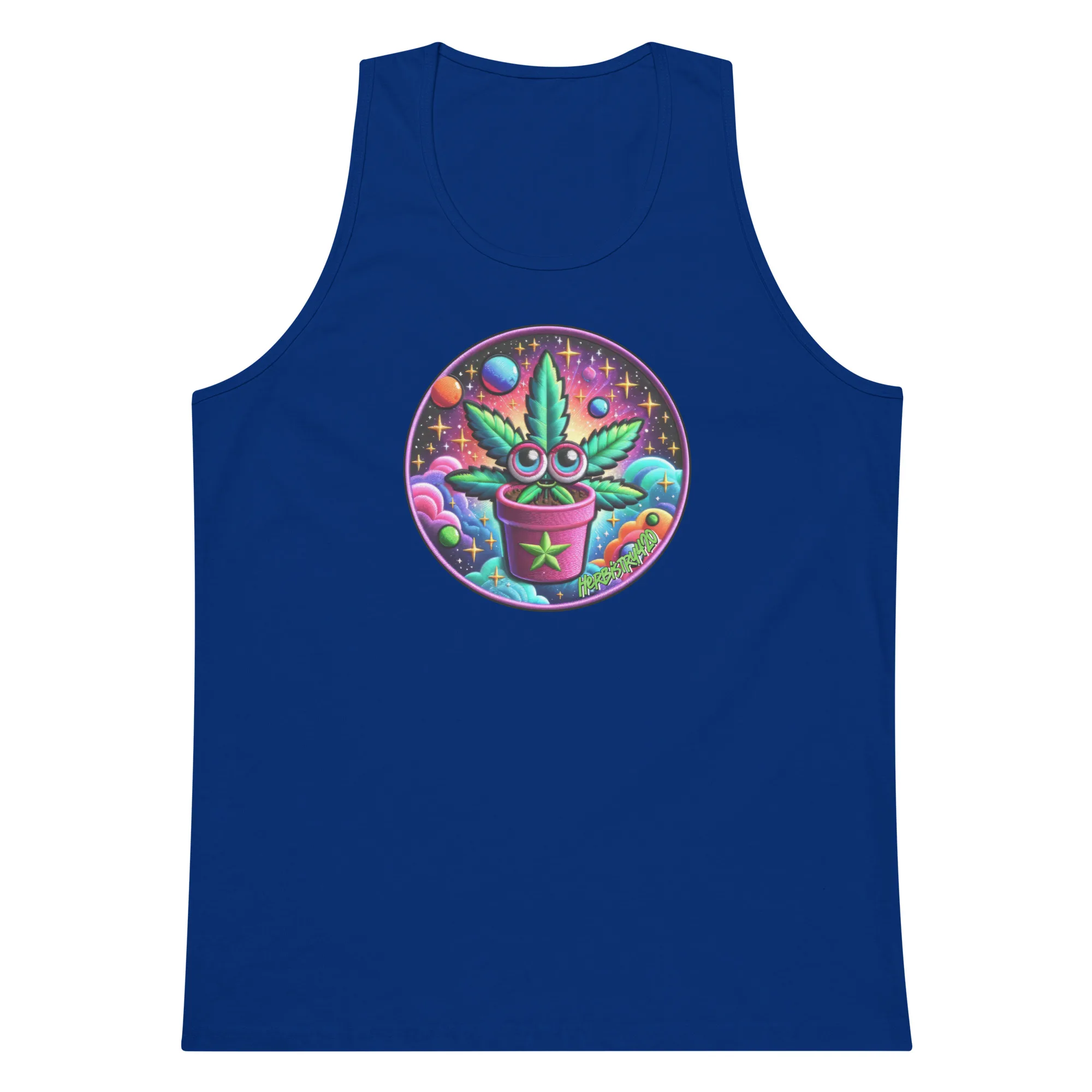 Space Plant – Men’s premium tank top