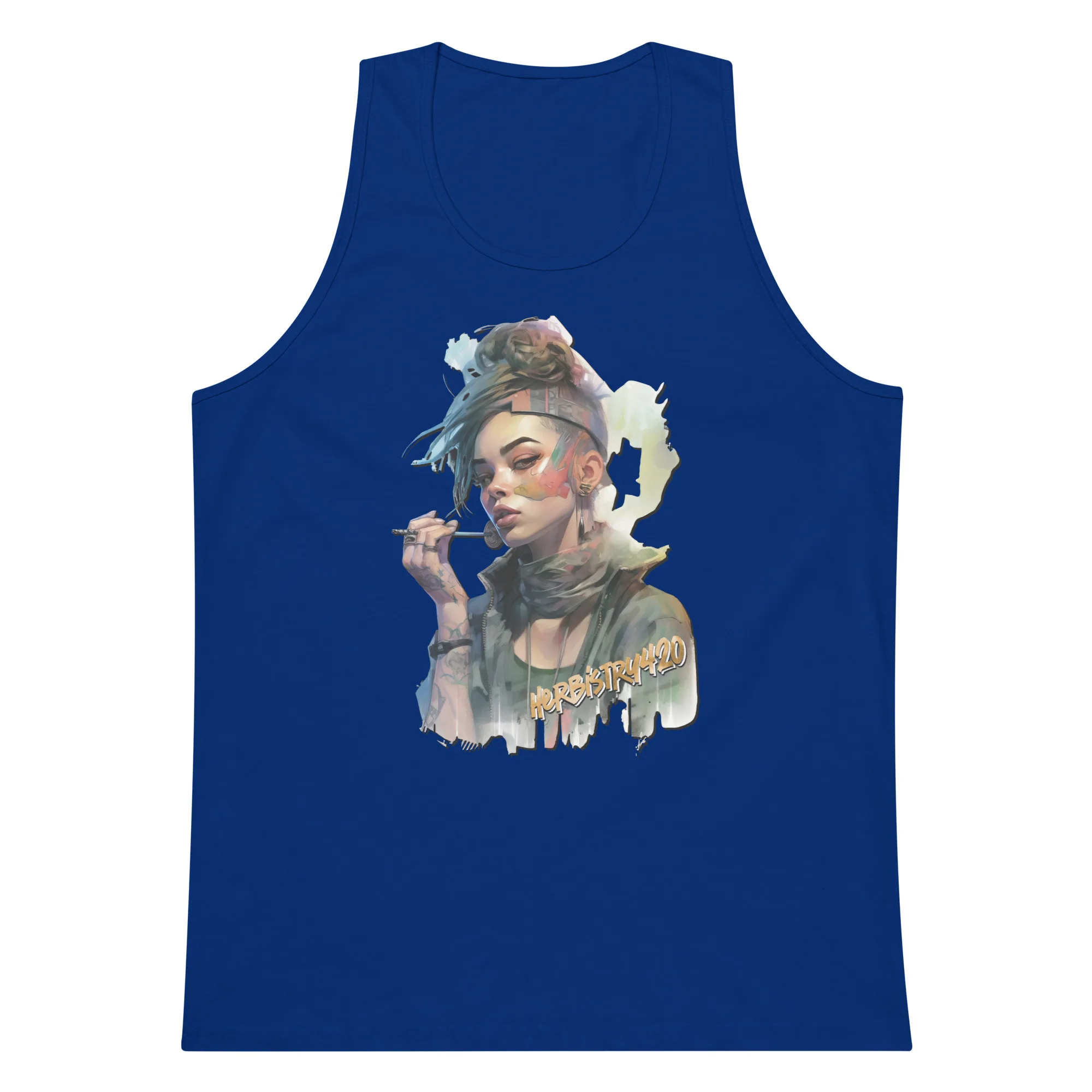 SteamPunk Girl 2 – Men’s premium tank top