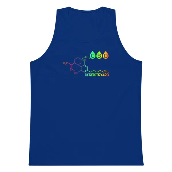 CBD Molecule – Men’s premium tank top - Image 2