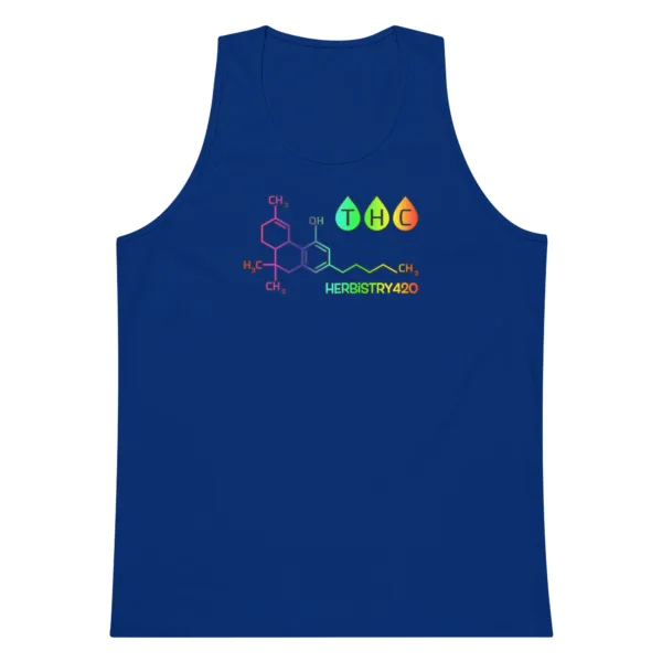 THC Molecule – Men’s premium tank top - Image 2