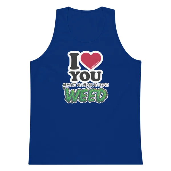 I Love You Almost – Men’s premium tank top - Image 3