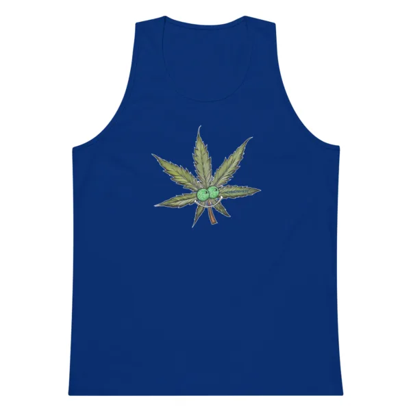 Happy Leaf – Men’s premium tank top - Image 3