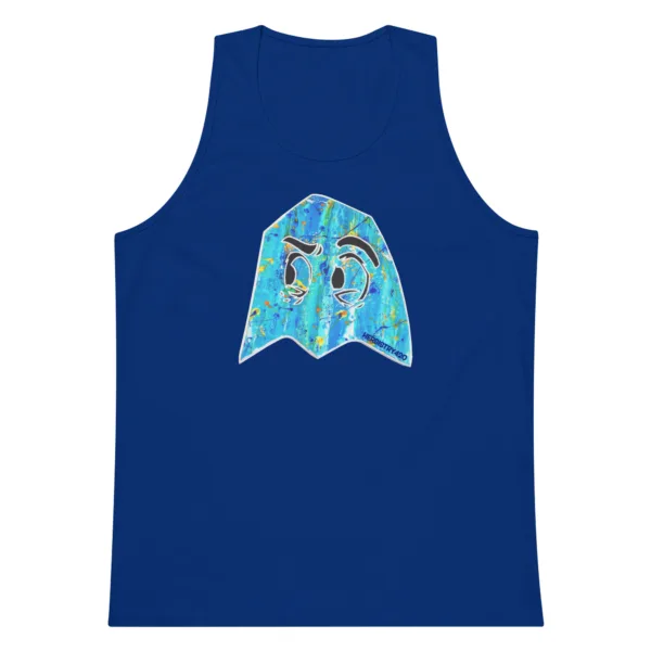 Blue Ghost – Men’s premium tank top - Image 3