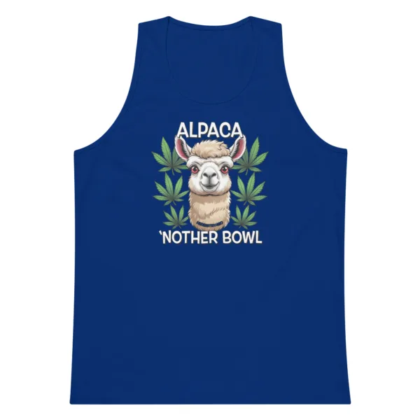 Alpaca 'Nother Bowl – Men’s premium tank top - Image 2