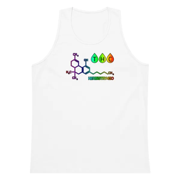 THC Molecule – Men’s premium tank top - Image 13