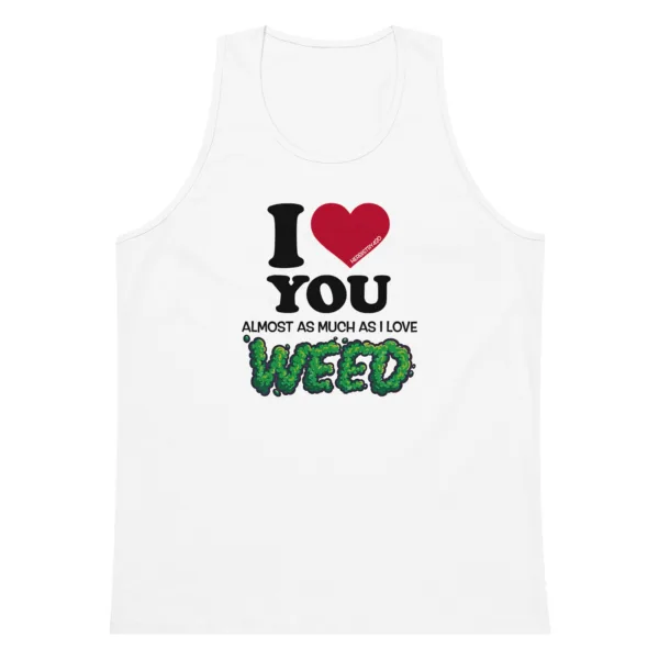 I Love You Almost – Men’s premium tank top - Image 13
